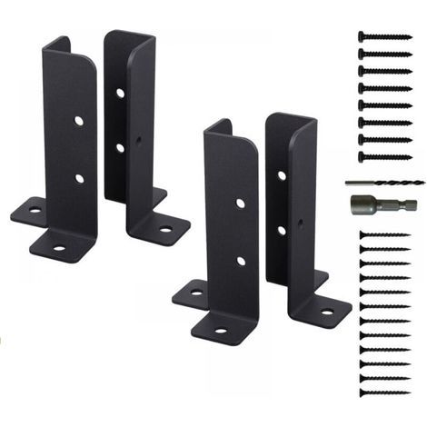 ensemble4Support de base de colonne individuel - Support de colonne de pont réglable (1/5)