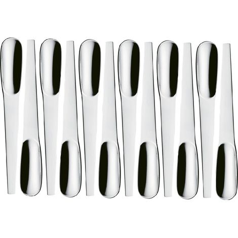 Abert Appetizer set 12 cucchiaino moka acciaio inox 18/10 10 cm (1/2)