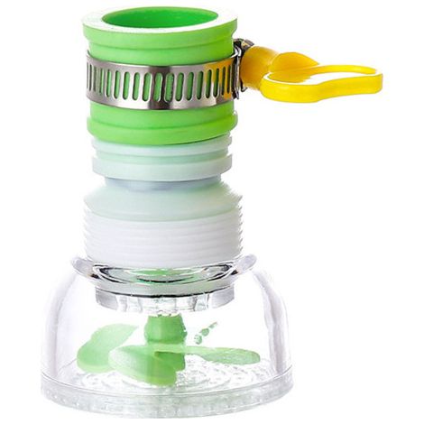Filtre de robinet de cuisine réglable, tête rétractable compatible, buse anti-éclaboussures, adoucisseur de filtration rallonge 360 degrés, aérateur (1/5)