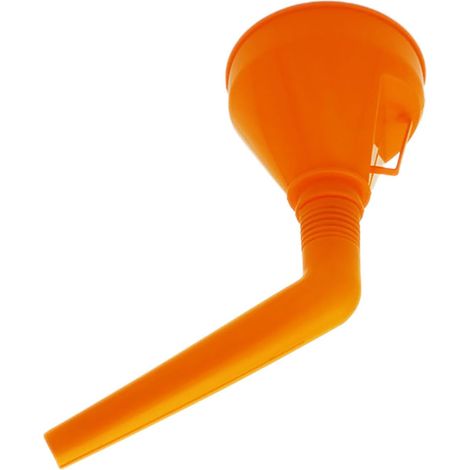 Entonnoir de Voiture en Plastique Orange, Entonnoir Incliné Multifonction pour Ravitaillement Pratique et Solide, pour Usage Routier Automobile (1/5)