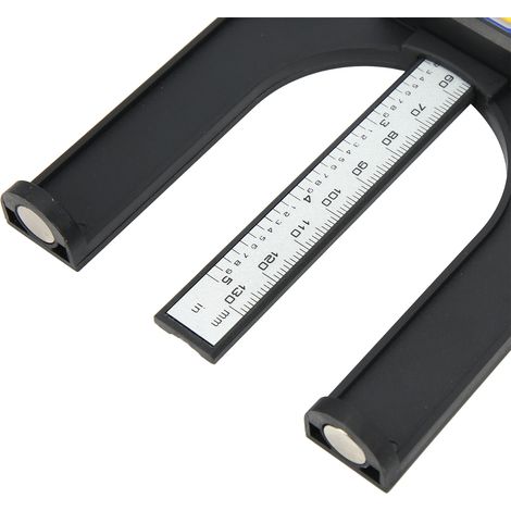 Jauge de profondeur numérique en plastique, jauge de profondeur numérique électronique, pied à coulisse, jauge de profondeur pour le travail du bois (080 mm) (1/5)
