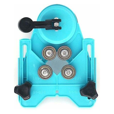 Localisateur de poinçonnage pour carreaux de céramique Fixateur de poinçonnage en marbre de verre Chanfrein de localisation de perçage (1/4)