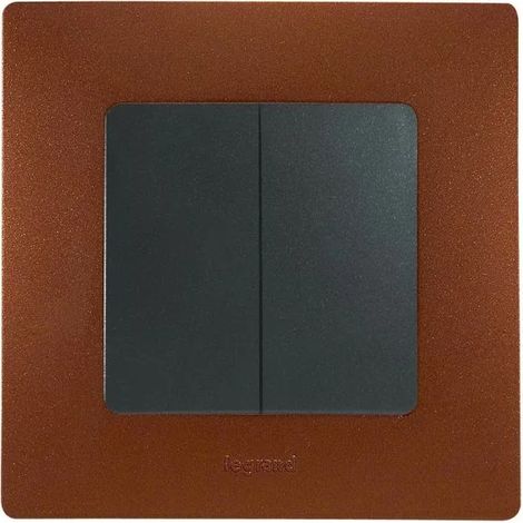 Legrand 096708 Niloé cocoa plate 1 station