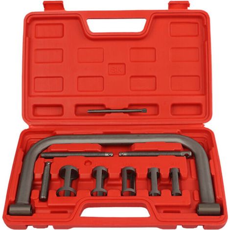Kit d'installation automatique de démontage de compresseur de ressort de soupape de moteur, adapté aux motos, camions, vélos (bronze) (1/3)