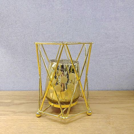 Bougeoir cylindrique en verre, bougeoir pour bougie chauffe-plat, bougeoir pour bougie de prière, porte-bougies pour table, mariage, anniversaire, salon et maison ( ) (1/4)
