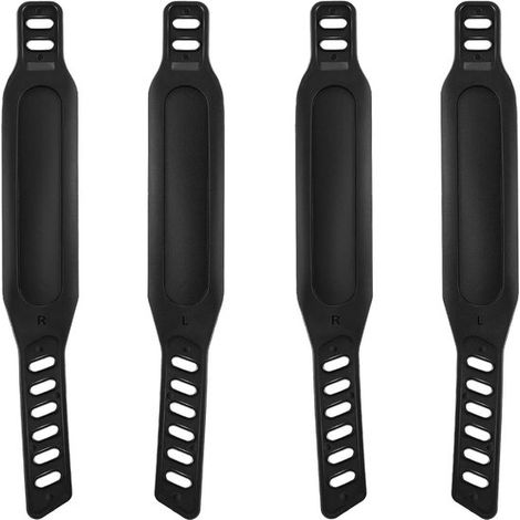 pares de correas para pedales de bicicleta estática, Correas universales de 1,7 x 12 pulgadas para bicicletas de ejercicio en casa o en gimnasio (1/5)