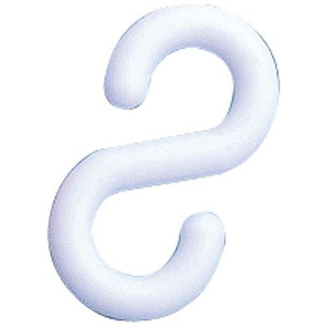 Enganche de cadena (50 Unds)  Blanco                        8 mm