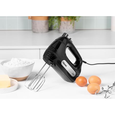 Handmixer Kunststoff, 6 Stufen Turbofunktion, 2 Knethaken 2 Quirle, 300Watt (1/5)