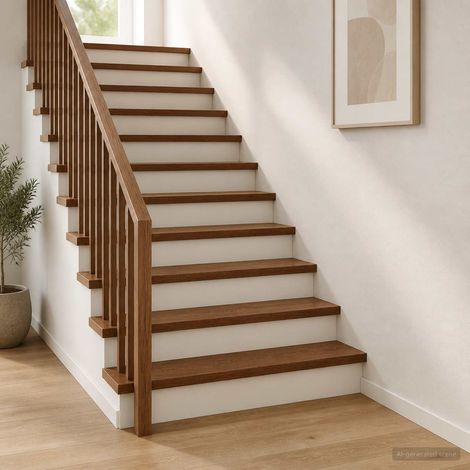 vidaXL Nez de marche 20 pièces 70 x 25 x 2 cm Marron foncé (1/5)
