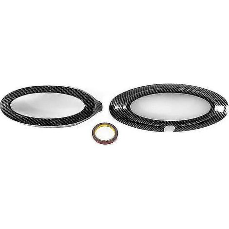 Ring Front- und Heckabdeckung Logo Zierleiste Autoaufkleber ABS Emblem Abzeichen für Ford Maverick ab 2022/Ford Ranger 2015-2022 F150 2009-2014--Maverick Carbon