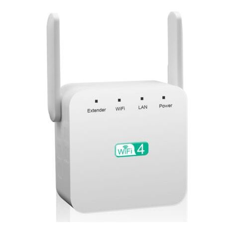 300M Dual Antenna Repeater High Speed Wireless Wi-Fi Network Router Signal Enhancement Amplifier Extender (1/4)