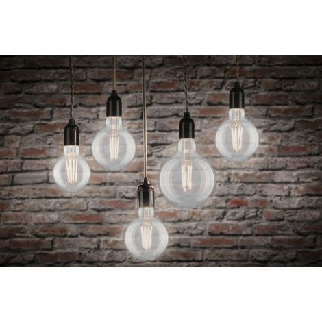 Ampoule LED Globe Filament G80 E27 230 V 806 lm 7,5 W 2700 K transparente, dimmable (1/5)