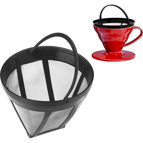 Filtre de cafetière universel à goutte permanent en nylon