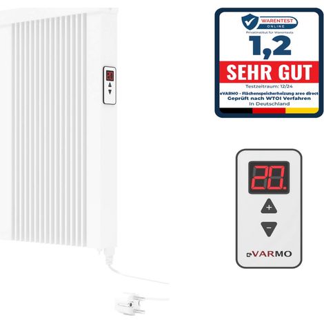 Elektroheizung areo direct Flächenspeicherheizung 650 Watt - simples Thermostat - Appsteuerung ohne Zusatzhardware möglich von eVARMO (1/4)