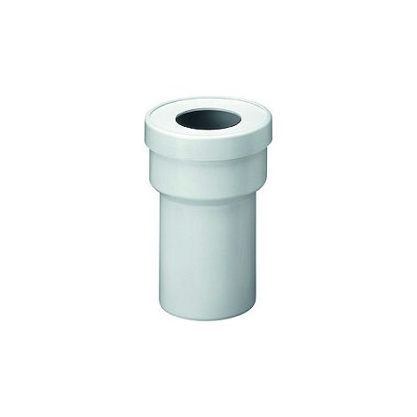 Siamp – Pipe droite dévacuation pour bâti-support Ø100mm – PVC avec colerette de fixation et joint EPDM – Normes françaises