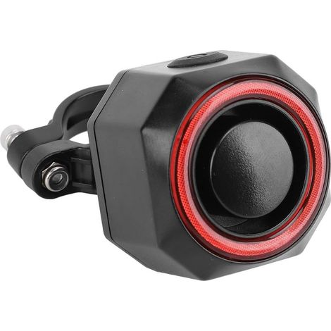 Alarme de Vélo, Capteur de Mouvement de Vibration Antivol Fort, Alarme de Vélo sans Fil avec Télécommande, Système D'alarme de sécurité du Véhicule pour Remorque Moto Scooter Ebike (1/5)