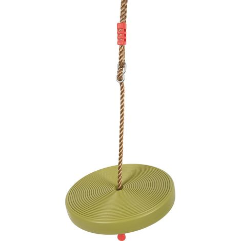 Balançoire En Plastique - 1 Unité - Rouge - Charge 70 Kg - Jardin Extérieur - 175 Cm (1/5)