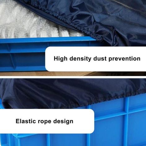 1 Housse de protection, Imperméable, Panier de rangement, Corde élastique, Lavable, Extérieur et Garage (1/5)