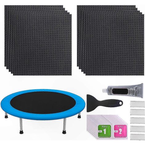 Kit de réparation pour trampoline permettant de réparer les trous et les déchirures des toiles de saut (1/5)