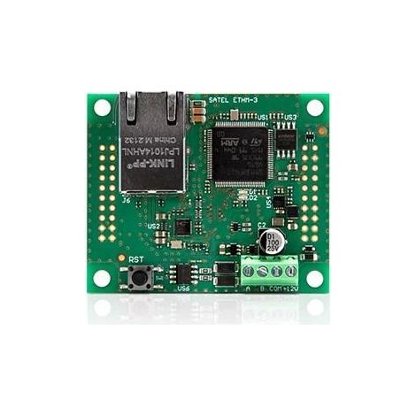 Modulo di comunicazione Satel ACSP-ETH compatto montaggio facile