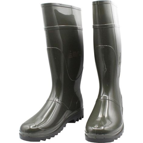 Bota de agua caña alta color verde oliva talla 39 (1/3)