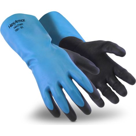 Gants anti-coupure D pour usage chimique Hexchem HEXARMOR 60706 - 9 (L)