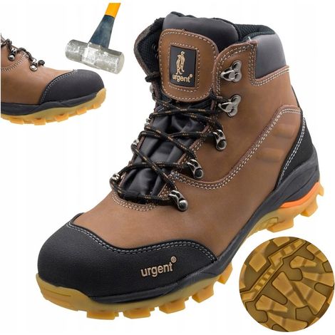Scarpe da lavoro da uomo Stivali da lavoro con puntale profondo in gomma Urgente