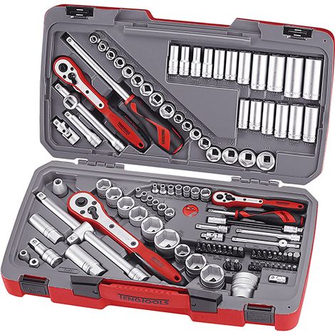 Teng TM111 TM111 Tool Set of 111 Metric & AF 1/4in 3/8in & 1/2in Drive TENTM111