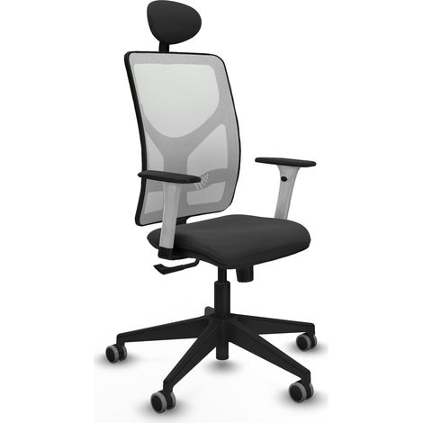 Chaise de bureau piqueras y crespo Motilla blanc mousse haute densité (1/2)