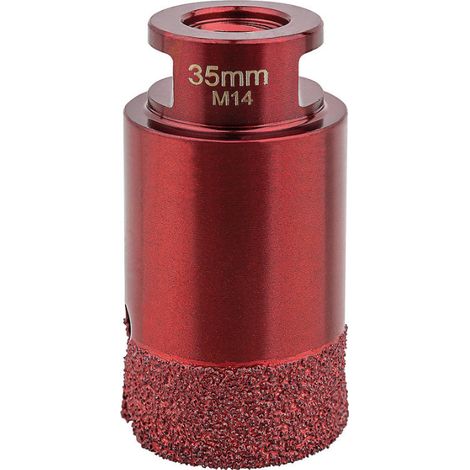 Couronne de perçage à sec pour carrelage Soldia Ø 35 mm, filetage M14