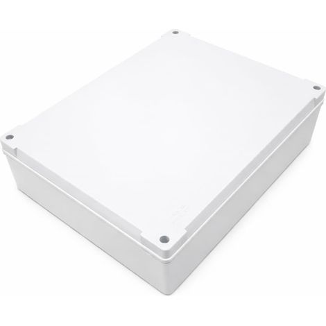 WEBMATEL Caja Estanca Exterior 310x240x100mm IP65 ABS IK08 Sin Conos Gris Claro
