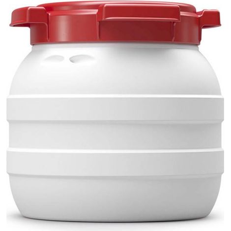 Multitanks – Bidon plastique alimentaire 3.6 litres – Grande ouverture à visser – Étanchéité avec joint en caoutchouc – Certifié UN pour matières solides