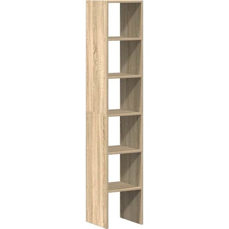 Maison Exclusive - Bücherregale 2 Stk. Stapelbar Sonoma-Eiche 30x