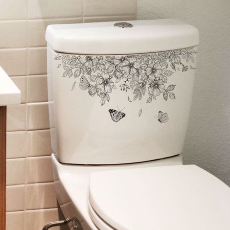 （35x15cm）Sticker Abattant WC (1/4)