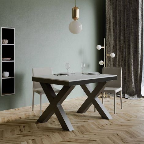Tavolo "Andria" allungabile in legno per sala da pranzo -Allungabile fino a 380 cm / Marmo (1/5)