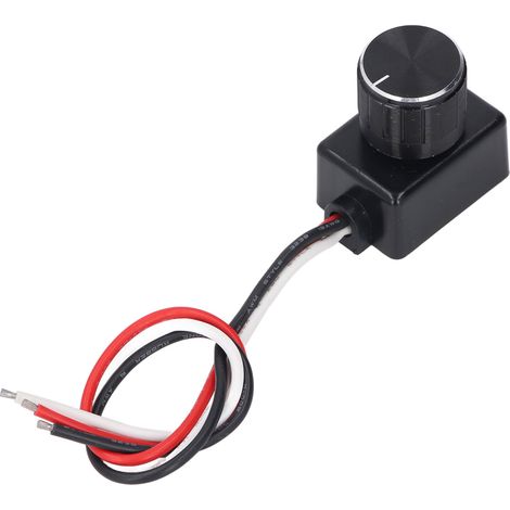 Dimmer LED da 12 a 24 V, con protezione da sovracorrente e pulsante di regolazione PWM, ideale per luci di camper, barche e camion. (1/5)