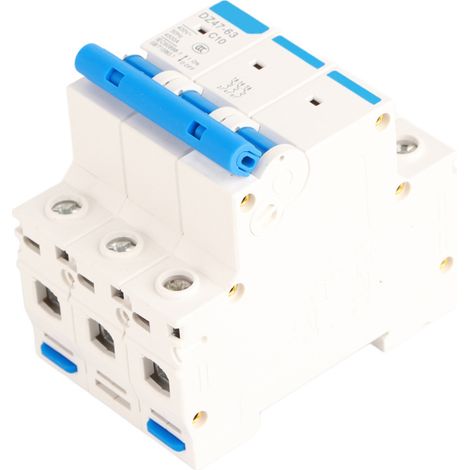 DZ47-63 3P 400V AC 6/10/16/20A Modularer Leitungsschutzschalter - Schutzschaltung, automatischer Schalter, 10A (1/4)