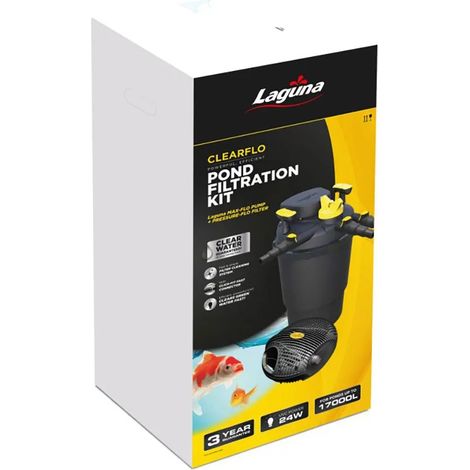 Zubehör für Teich Laguna clear flo 17000 biologische mechanische Filterung