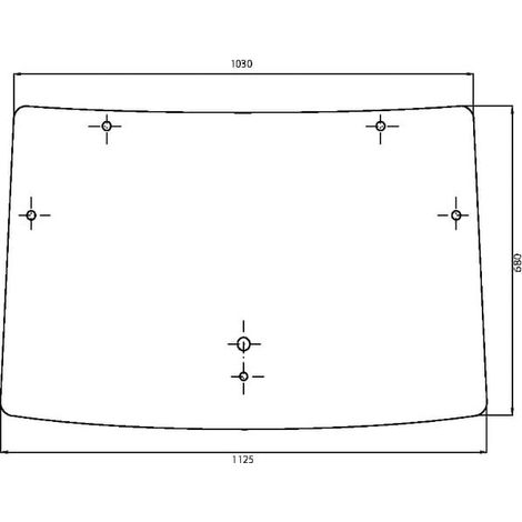 Cristal delantero UNIVERSAL 00097702040N (1/2)