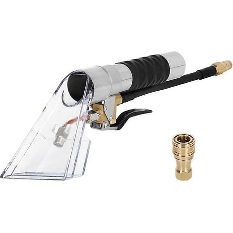 Multi – Functional Steam Spray Suction Head avec 1/4in Quick Disconnect Coupler Valve pour Shop Vac Mytee Aspirateur Extractors (1/5)