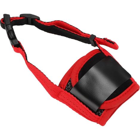 Muselière pour chien confortable, ajustable, facile à mettre et à nettoyer, anti-morsure et anti-ingestion. M R (1/2)