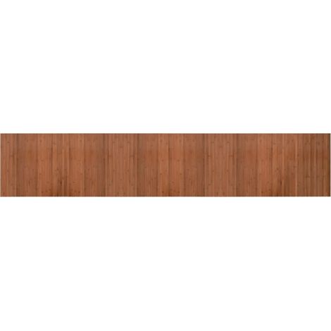 Tapis de sol,Tapis rectangulaire marron 60x300 cm bambou CFW825678 (1/5)