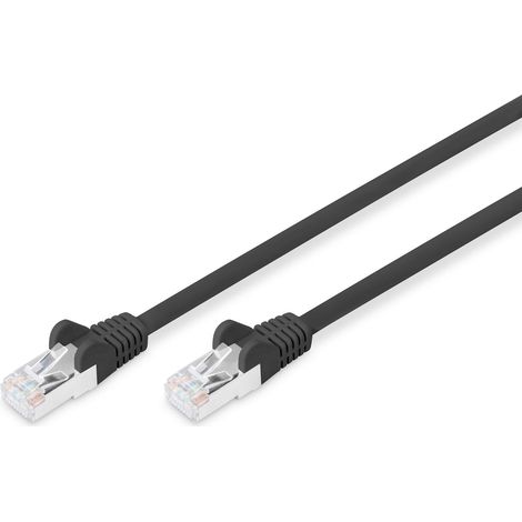 digitus DB 160144 100 S câble patch noir 10 m