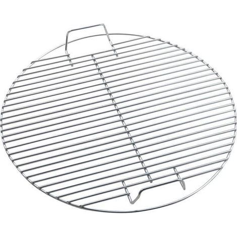 Stainless Steel Round Barbecue Grill - - Portable - 44.5cm - Charcoal