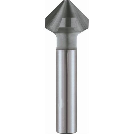 Fraise à Lamer HSS DIN 335 C à Dents Déphasées - Métaux, s 90° D. 10.4 x Lt. 50 x Lu. 2.5 x Q. 6 mm x Z3 - Diamwood