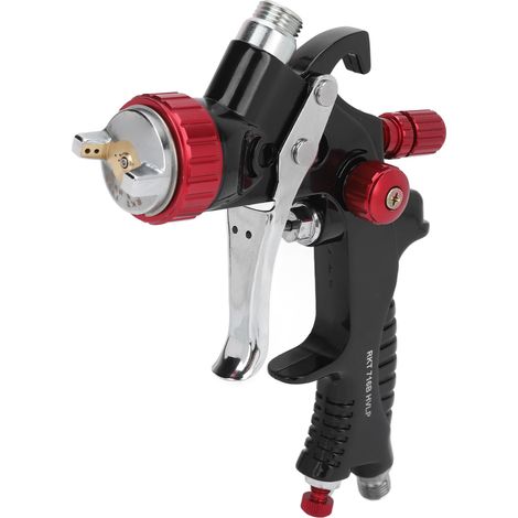 Pistolet à peinture pneumatique haute précision et haute atomisation, filetage mâle G1/4, 600 ml, pour applications automobiles et industrielles. (1/5)