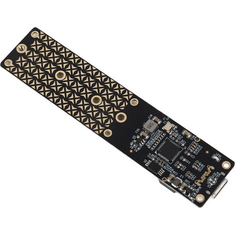 Adaptateur M.2 vers USB NGFF M.2 Bkey SATA pour disque dur SSD vers USB 3.2 Type C 10G, compatible avec les SSD de format 2230, 2242, 2260 et 2280. (1/5)
