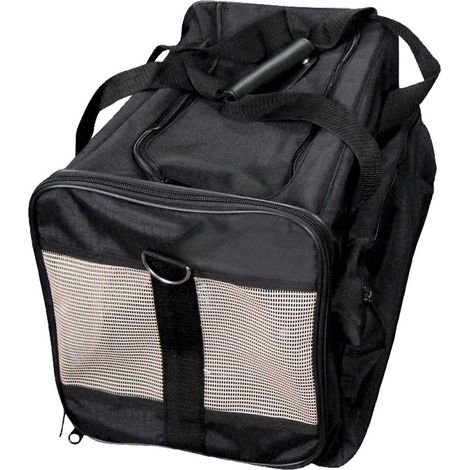 Borsa a Tracolla per Animali Domestici Gloria Trip Nero Pieghevole 52 x 30 x 30 cm