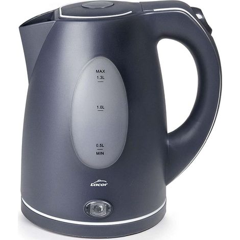 Bollitore Lacor grigio - 1,3 Litri [2000W - Classe di efficienza energetica A+]