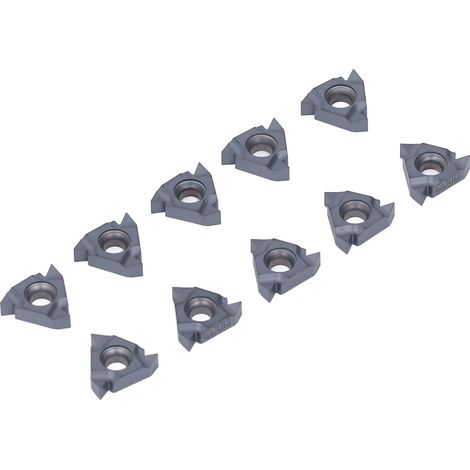10-teiliges Set Hartmetall-Dreheinsätze, exzellente Verarbeitung, hohe Härte, stabile Fräseinsätze für CNC-Drehmaschinen (1/5)
